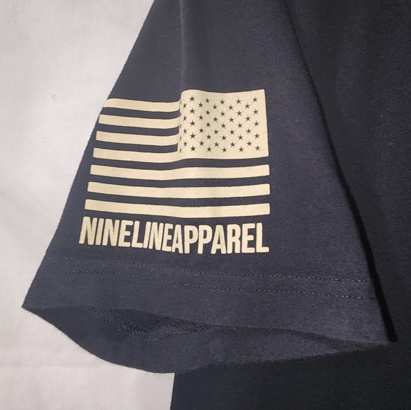 Mens short sleeve Nine Line t-shirt - Picture 3 of 6